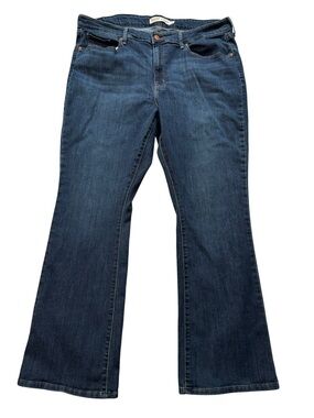 Levi’s Jeans Signature by Levi Strauss, Size 18, Dark Blue Flare Jeans